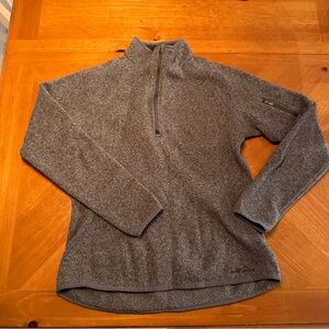 Eddie Bauer - 1/2 zip Fleece - Grey - Sz M